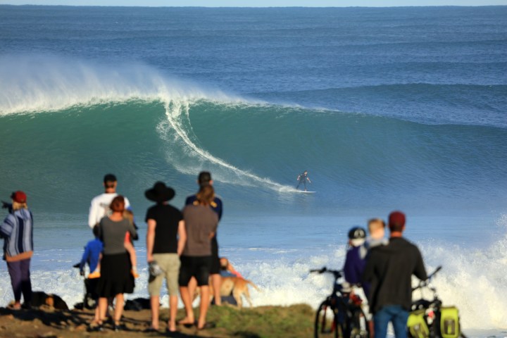 a group of people on a beach