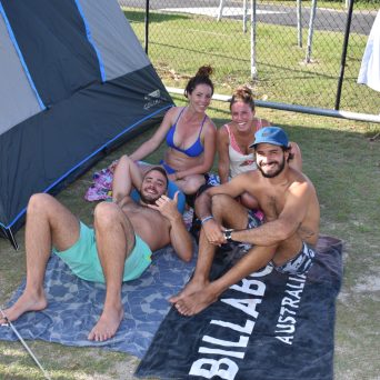 a man sitting in a park
