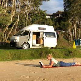 a man sitting in a car