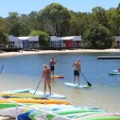 a group of people on a boat